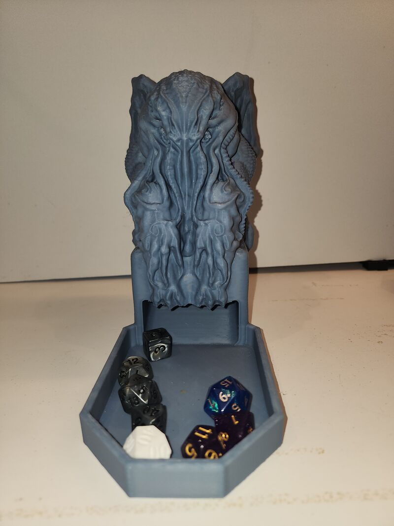 3D Printed Eldritch Dice Tower – Tentacle Monster RPG Dice Roller