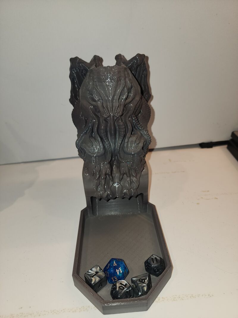 3D Printed Eldritch Dice Tower – Tentacle Monster RPG Dice Roller