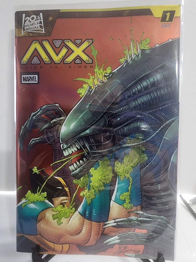 Alien vs. X-Men #1 John Romita Jr. Foil Variant