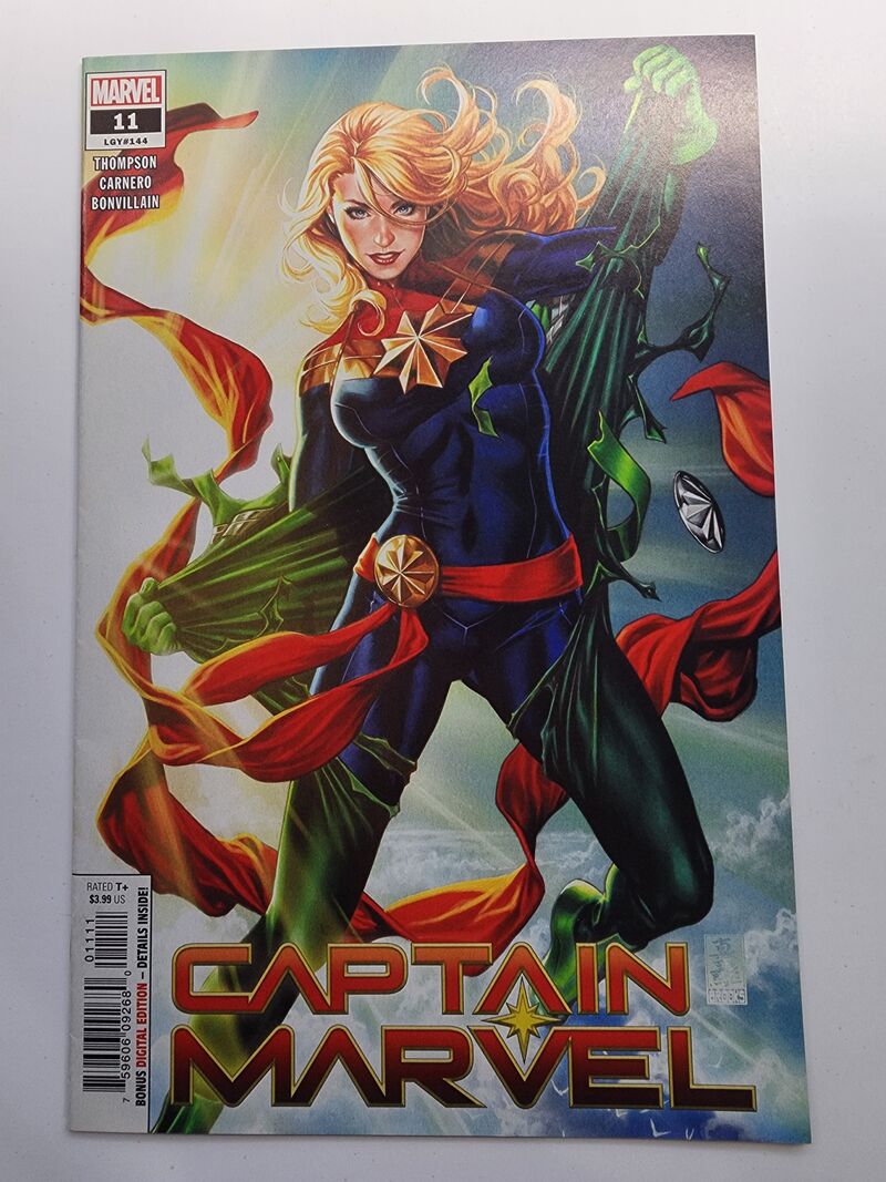 Captain Marvel #11 LGY #144 Marvel 2019 Mark Brooks Cover Thompson NM+