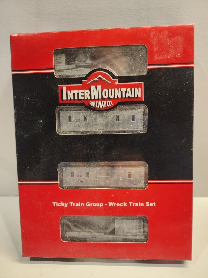 InterMountain T650408-01 N Scale Tichy Wreck Train Set Union Pacific