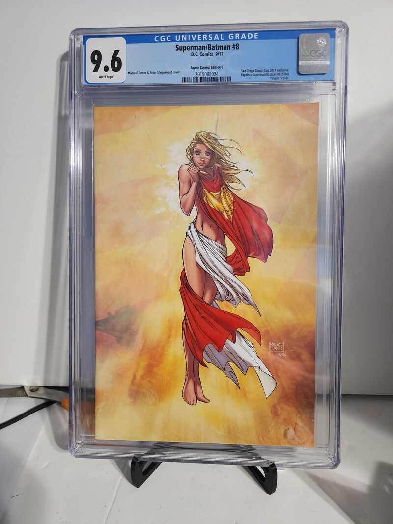 Superman/Batman #8 Aspen Comics Edition C Supergirl CGC 9.6 Michael Turner
