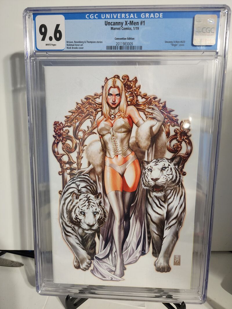 Uncanny X-Men #1 Mark Brooks Emma Frost Virgin Variant CGC 9.6
